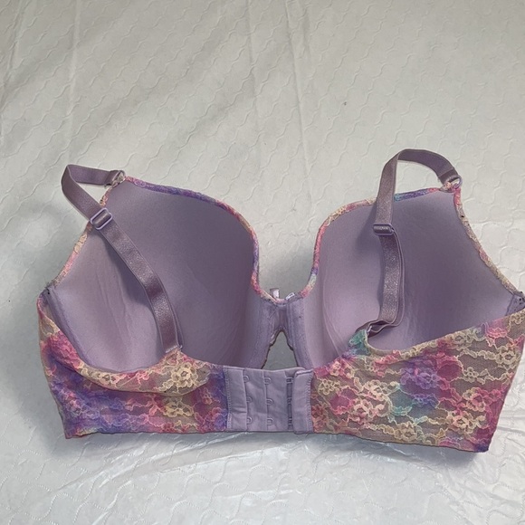 Victoria’s Secret Lined Perfect Coverage pastel tie dye lace bra - Picture 5 of 13